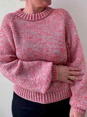 Carol mouliné sweater fra Önling, No 15 strikkekit Strikkekit Önling - Katrine Hannibal