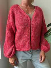 Easy Peasy Chunky cardigan fra Önling, No 12 + silk mohair strikkekit (4 farver)