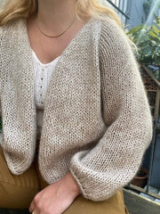 Easy Peasy Chunky cardigan fra Önling, No 4 + silk mohair strikkekit (2 farver)