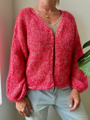 Easy Peasy Chunky cardigan fra Önling, No 4 + silk mohair strikkekit (4 farver)