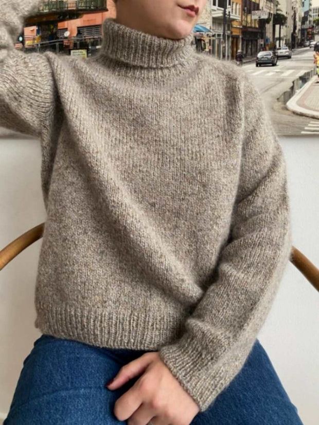 Chunky Easy Peasy sweater fra Önling, No 1 + silk mohair strikkekit