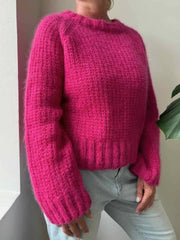 Ellen sweater, No 20 + Silk mohair strikkekit