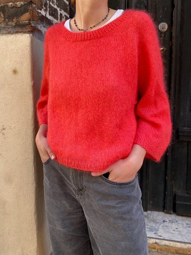 Emmeline sweater af Katrine Hannibal, strikkeopskrift Strikkeopskrift Önling - Katrine Hannibal 