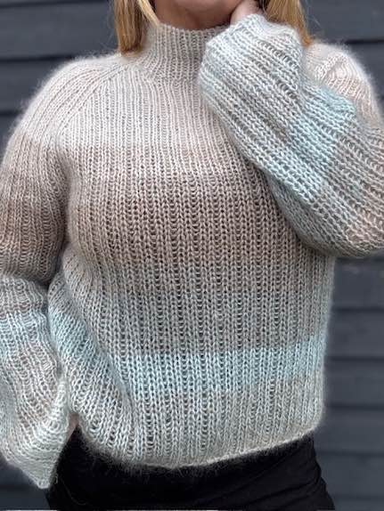 Felicity sweater af Katrine Hannibal for Önling, strikkeopskrift