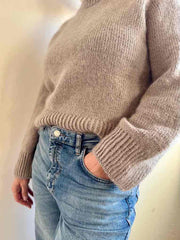 Frederikke sweater, No 4 + silk mohair strikkekit