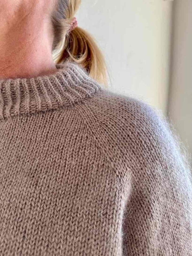 Frederikke sweater, No 4 + silk mohair strikkekit