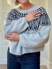 Gerdur Islandsk Sweater KAL fra Önling, No 4 + silk mohair strikkekit (INKL mønsterfarve)