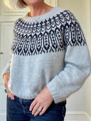 Gerdur Islandsk Sweater KAL fra Önling, No 4 + silk mohair strikkekit (INKL mønsterfarve)