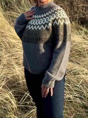 Isling islandsk sweater fra Önling, strikkeopskrift