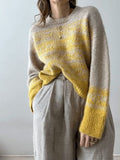 Johanne Loop sweater fra Other Loops, No 16 + silk mohair garnpakke (uden opskrift) Strikkekit Other Loops