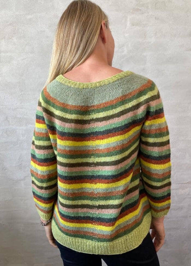 Katrines stribede sweater, strikkeopskrift Strikkeopskrift Önling - Katrine Hannibal