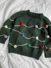 Let's Christmas Sweater fra PetiteKnit, No 4 + Silk Mohair garnpakke (uden opskrift)