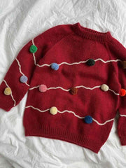 Let's Christmas Sweater fra PetiteKnit, No 4 + Silk Mohair garnpakke (uden opskrift)