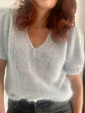 Mega Vibe Tee af Knit Your Vibe, No 21 + silk mohair garnpakke (uden opskrift) Strikkekit Knit Your Vibe