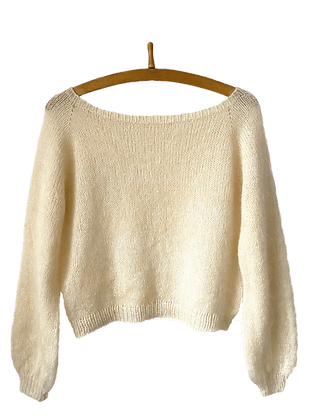 Nigrum Sweater fra Refined Knitwear, strikkeopskrift Strikkeopskrift Refined Knitwear