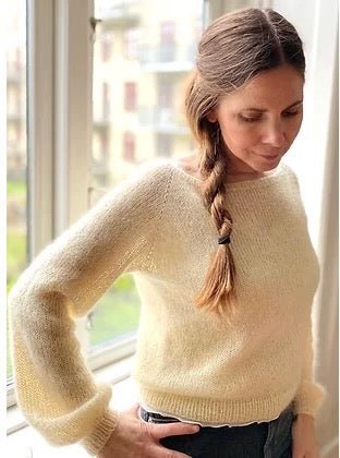 Nigrum Sweater fra Refined Knitwear, strikkeopskrift Strikkeopskrift Refined Knitwear