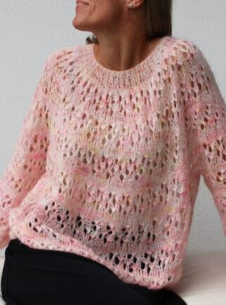 No 09 sweater fra VesterbyCrea, strikkeopskrift Strikkeopskrift VesterbyCrea