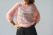 No 09 sweater fra VesterbyCrea, strikkeopskrift Strikkeopskrift VesterbyCrea