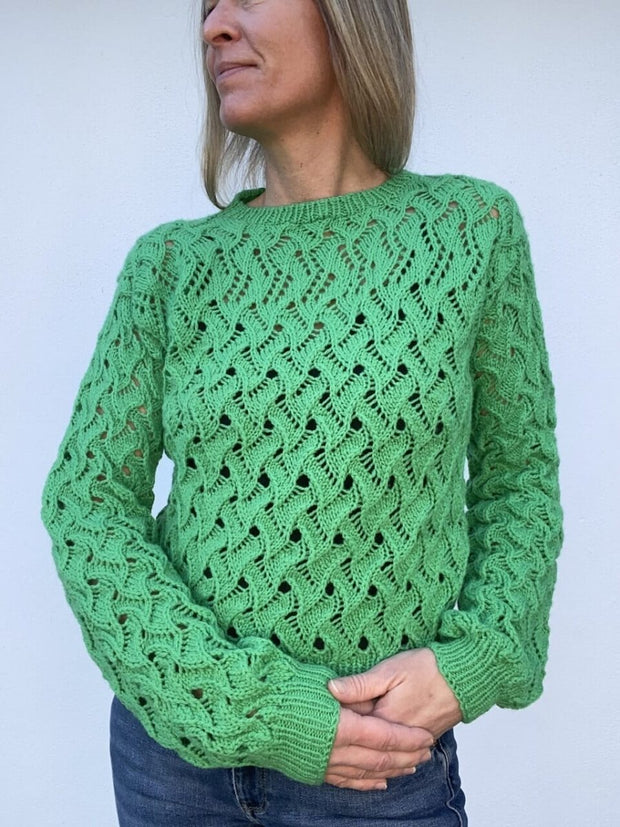 No 40 sweater fra VesterbyCrea, strikkeopskrift Strikkeopskrift VesterbyCrea