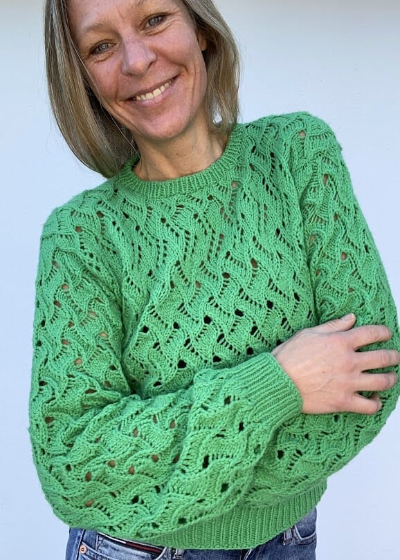 No 40 sweater fra VesterbyCrea, strikkeopskrift Strikkeopskrift VesterbyCrea