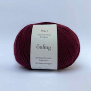 Önling No 1 - merino og angora garn Garn Lanecardate Wine (2722, granata)