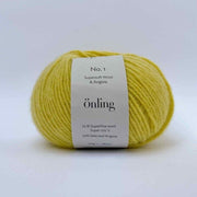 Önling No 1 - merino og angora garn Garn Lanecardate Gul (103503, cellery)