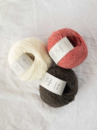 Vadehavssjal fra Önling, No 20 + Silk mohair strikkekit Strikkekit Inge - Lis Holst