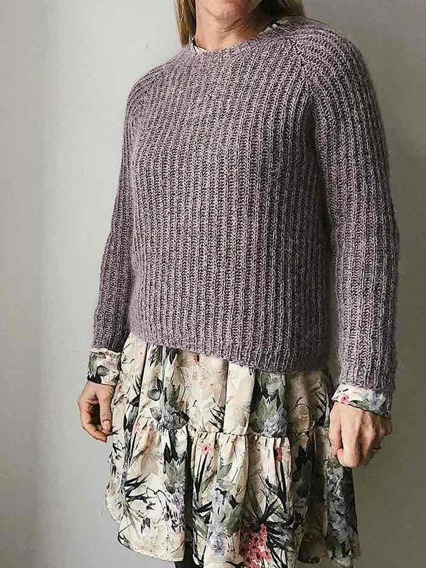 Petra Patentsweater fra Önling, No 4 + silk mohair strikkekit