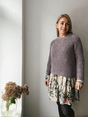 Petra Patent sweater strikkeopskrift