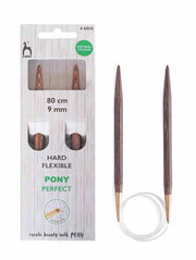 Pony Perfect rundpinde Strikketilbehør Pony Perfect 9 mm 80 cm