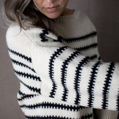 Sailor Sweater af Anne Ventzel, No 1 strikkekit Strikkekit Anne Ventzel