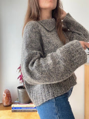 Sanne sweater af Smayling, strikkekit i No 20 + Silk mohair Strikkekit Smayling