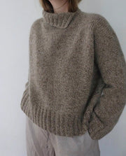 Sanne sweater af Smayling, strikkekit i No 20 + Silk mohair Strikkekit Smayling