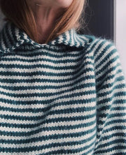 Stripe overload sweater af Spektakelstrik, strikkeopskrift Strikkeopskrift Spektakelstrik