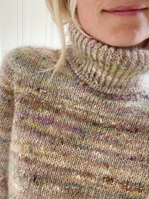 Terrazzo Sweater fra PetiteKnit, strikkeopskrift Strikkeopskrift PetiteKnit