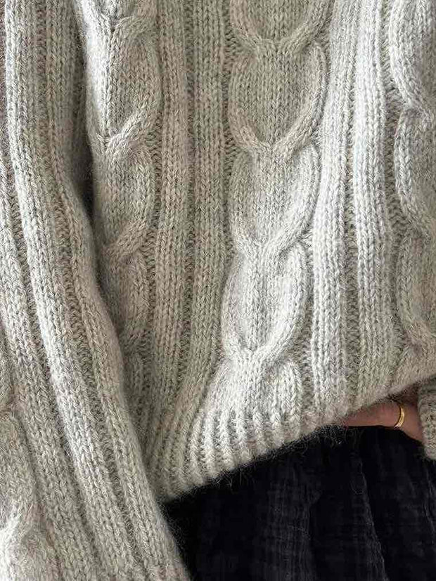 Tulip Loop Sweater fra Other Loops, No 3 + silk mohair garnpakke (uden opskrift)