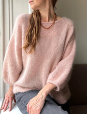 Vinum sweater fra Refined Knitwear, strikkeopskrift Strikkeopskrift Refined Knitwear