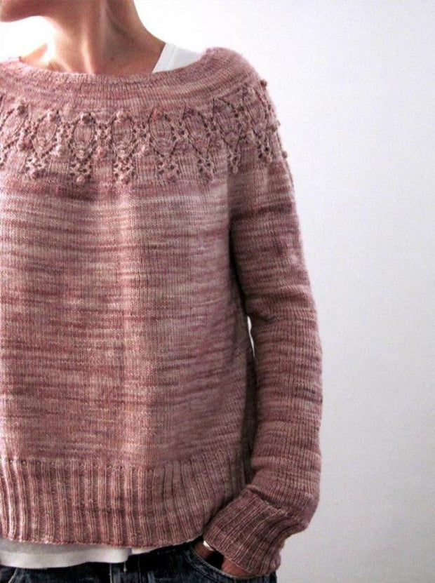 Arwen Sweater/kortærmet af Isabell Kraemer, strikkeopskrift Strikkeopskrift Isabell Kraemer 