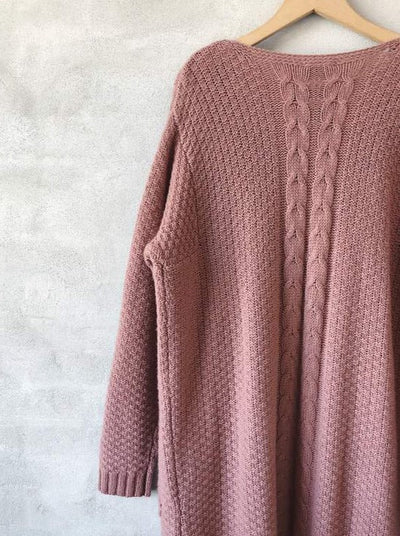 Bella Cozy cardigan med snoning, strikket i Önling No 1 merino/angora - Önling strikkeopskrifter og garn