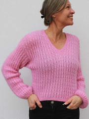 No 16 sweater fra VesterbyCrea, strikkeopskrift Strikkeopskrift VesterbyCrea 