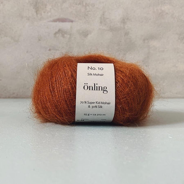 Önling No 10, Silk Mohair garn Garn Önling Cognac (3138) 