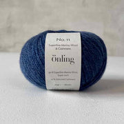 Önling No 11, merino/cashmere garn Garn Önling Garn Mørkeblå (bormida) 