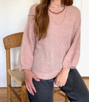 Vinum sweater fra Refined Knitwear, strikkeopskrift Strikkeopskrift Refined Knitwear 